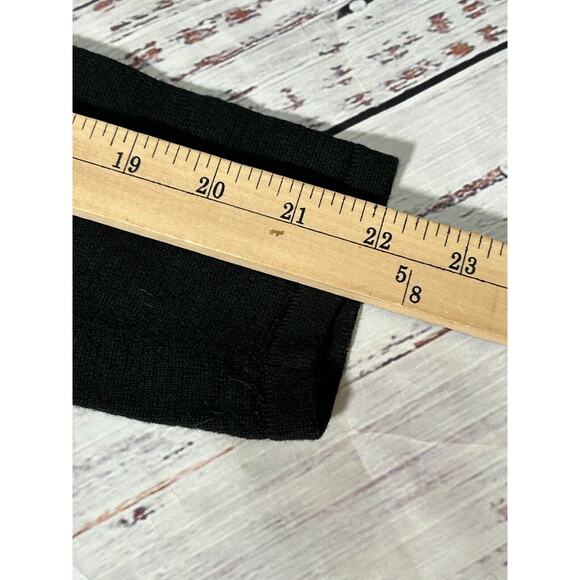 Eileen Fisher Womens Black Merino Wool Turtleneck Longline Sweater Dress XXS - Picture 7 of 7